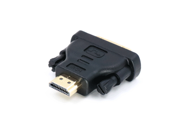 艾德生 DVI24+1公对HDMI公高清转接头