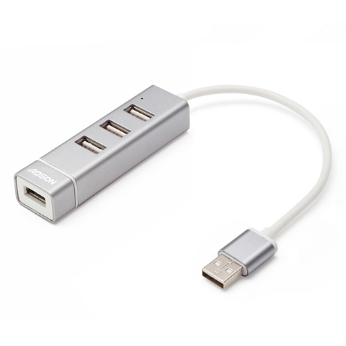 4口USB2.0集线器-铝合金-14926