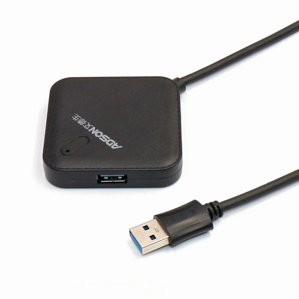 USB3.0四口集线器-黑色ABS