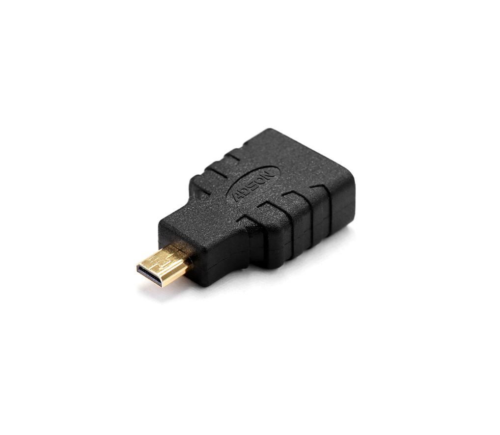 艾德生-Micro HDMI公对HDMI母转接头-B1160